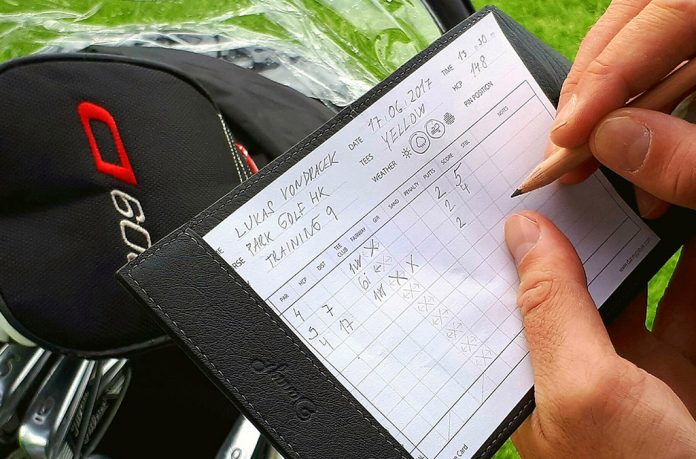 Luxusní obal na scorekartu